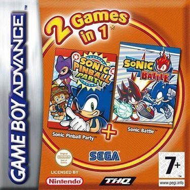 Combo Pack : Sonic Advance + Sonic Pinball Party [USA] - Nintendo Gameboy  Advance (GBA) rom download