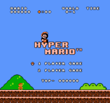 Hyper Mario (SMB1 Hack) [a2]