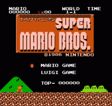 ZZZ_UNK_All Night Nippon Super Mario Bros [p] (Bad CHR)