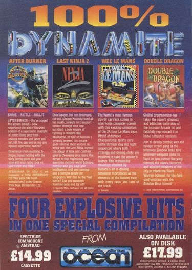 100% Dynamite - Double Dragon (1990)(Ocean)(Side B)
