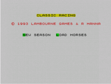 Classic Racing (1993)(Lambourne Games)