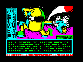 Final Matrix, The (1987)(Gremlin Graphics Software)[a]