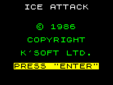 Ice Attack (1986)(K'Soft)